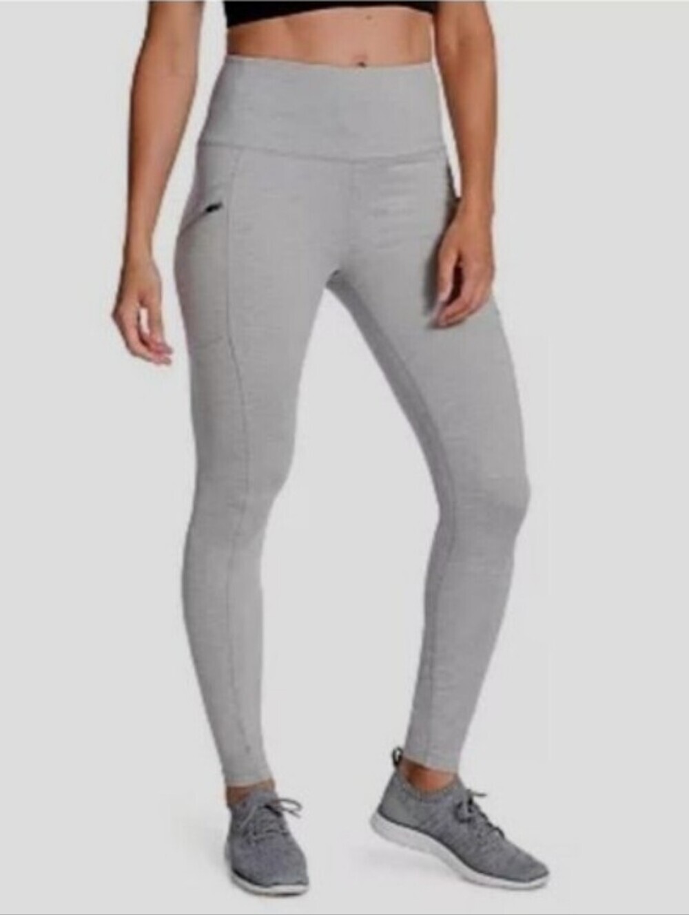 Eddie Bauer Motion Alpine High Rise Leggings Stone Grey Size Small NWT